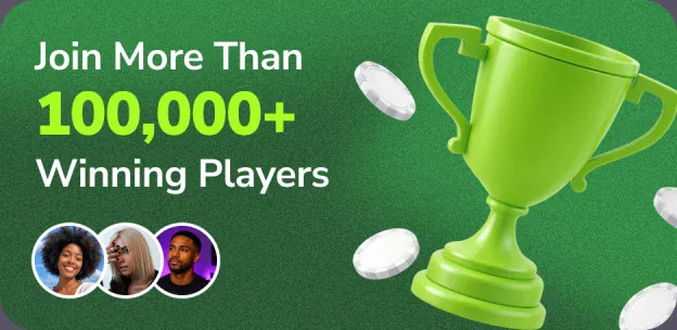 انضم إلى أكثر من 100,000 لاعب فائز