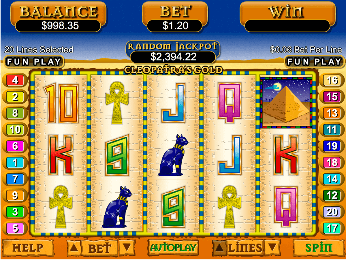 cleopatras gold rtg