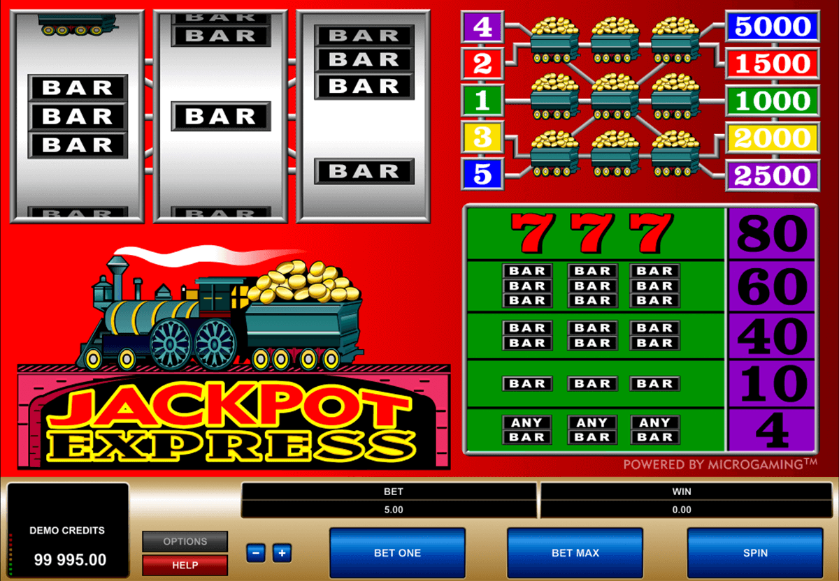 jackpot express microgaming