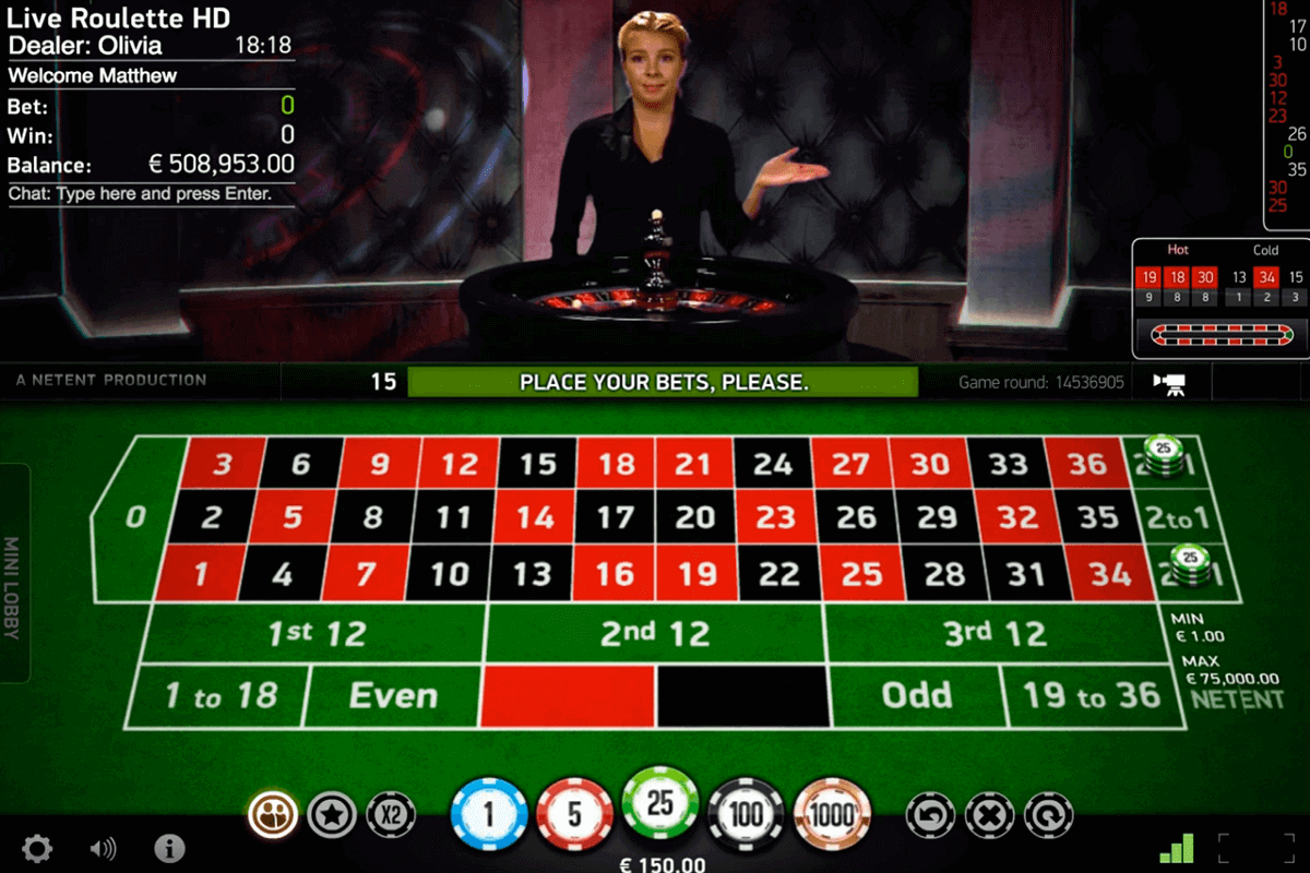 live roulette netent 