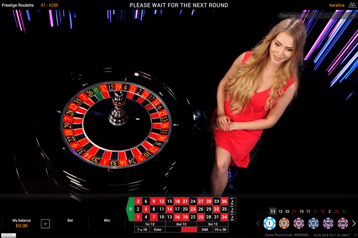 prestige live roulette playtech screenshot 